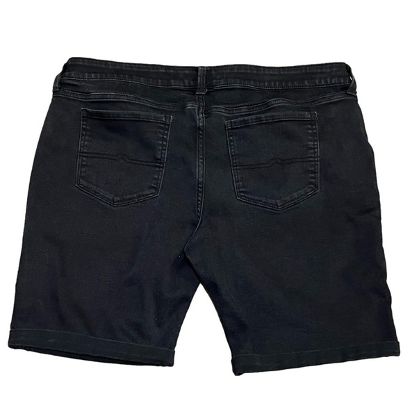 Arizona Jeans Co Black Cuffed Denim Jeans Junior’s Size 19 - Picture 2 of 10